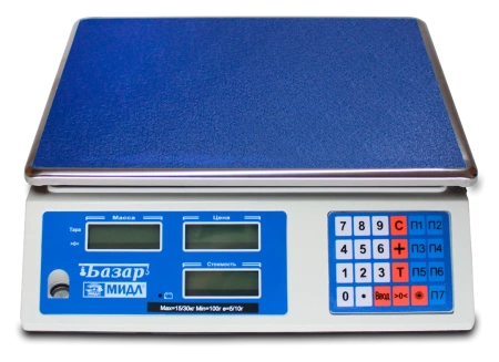 Весы торговые электронные МТ-30-МЖА-Базар-2У купить по низкой цене | МАКСПРОФИТ