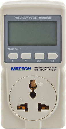 Ваттметр МЕГЕОН 71001 купить по низкой цене | МАКСПРОФИТ