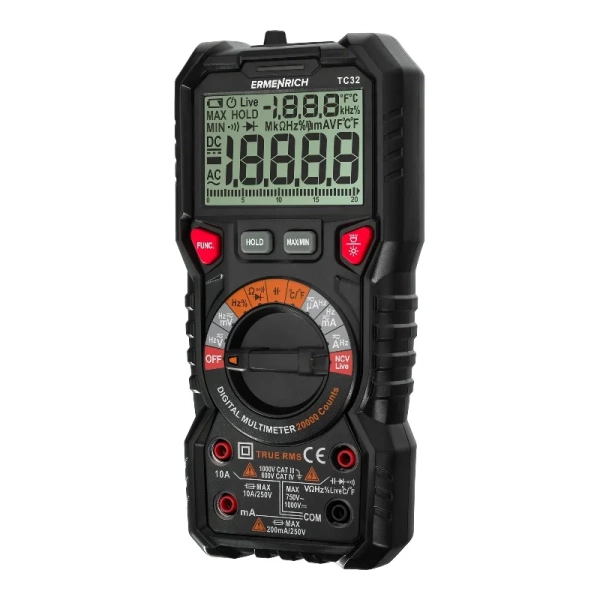 Цифровой мультиметр Ermenrich Zing TC32 купить по низкой цене | МАКСПРОФИТ